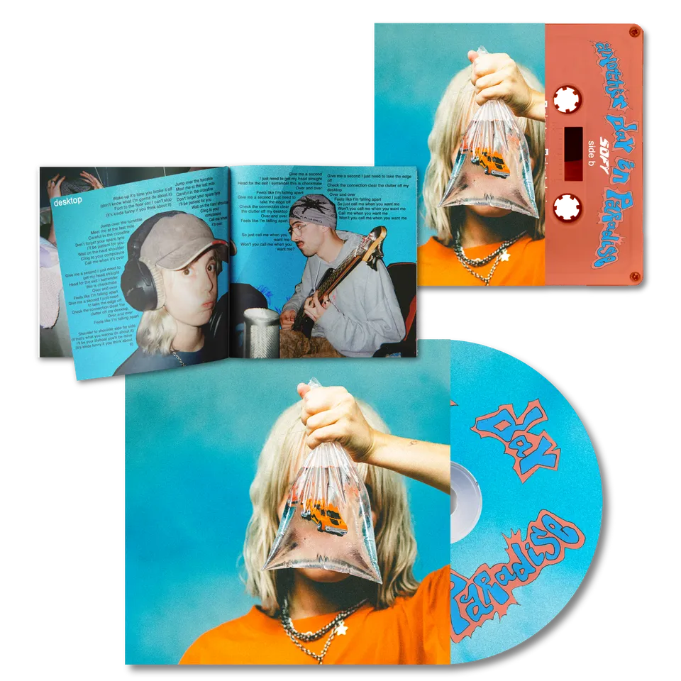 Chess Club Records Another Day in Paradise bundle CD + cassette signé