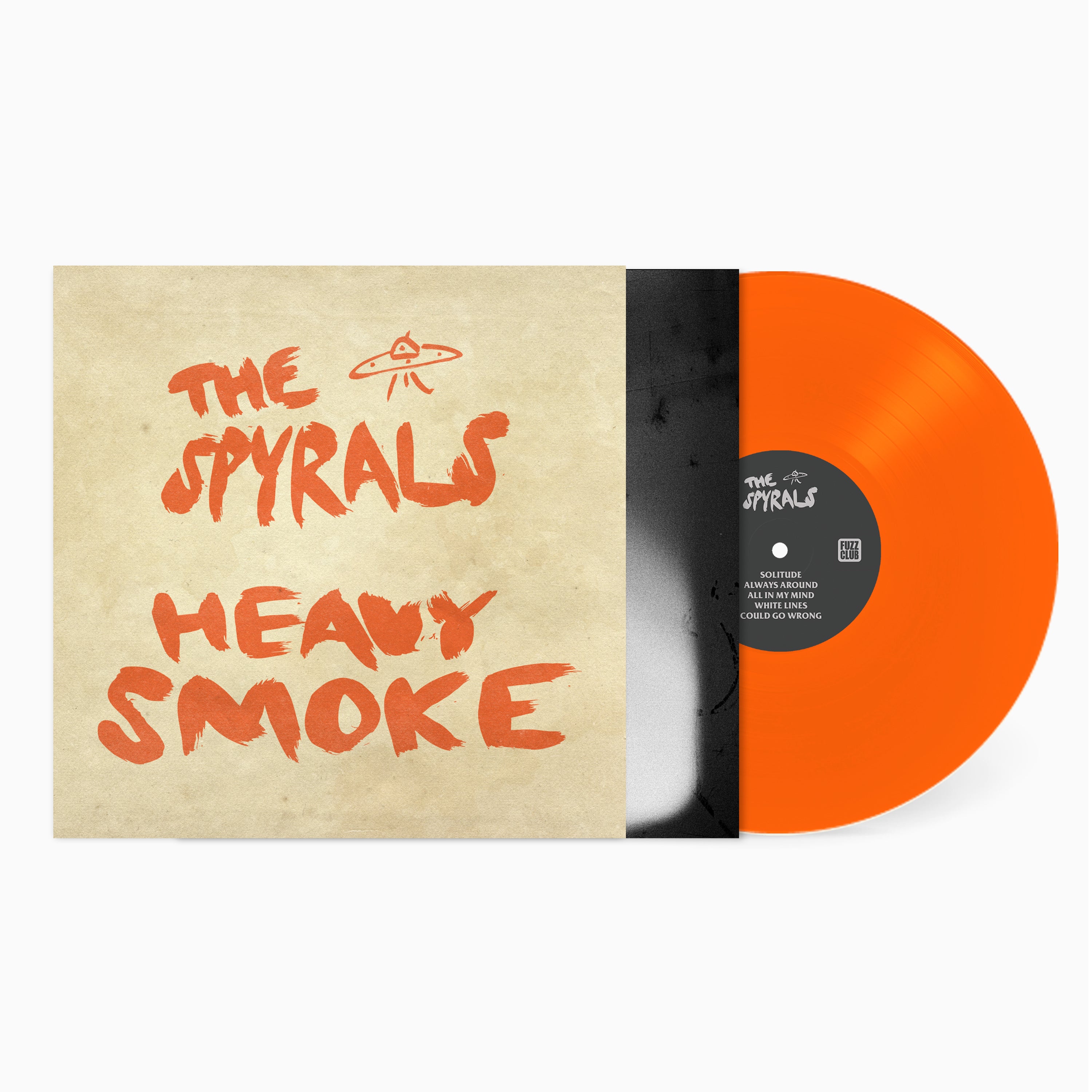 Fuzz Club The Spyrals Heavy Smoke vinyle orange néon 180g