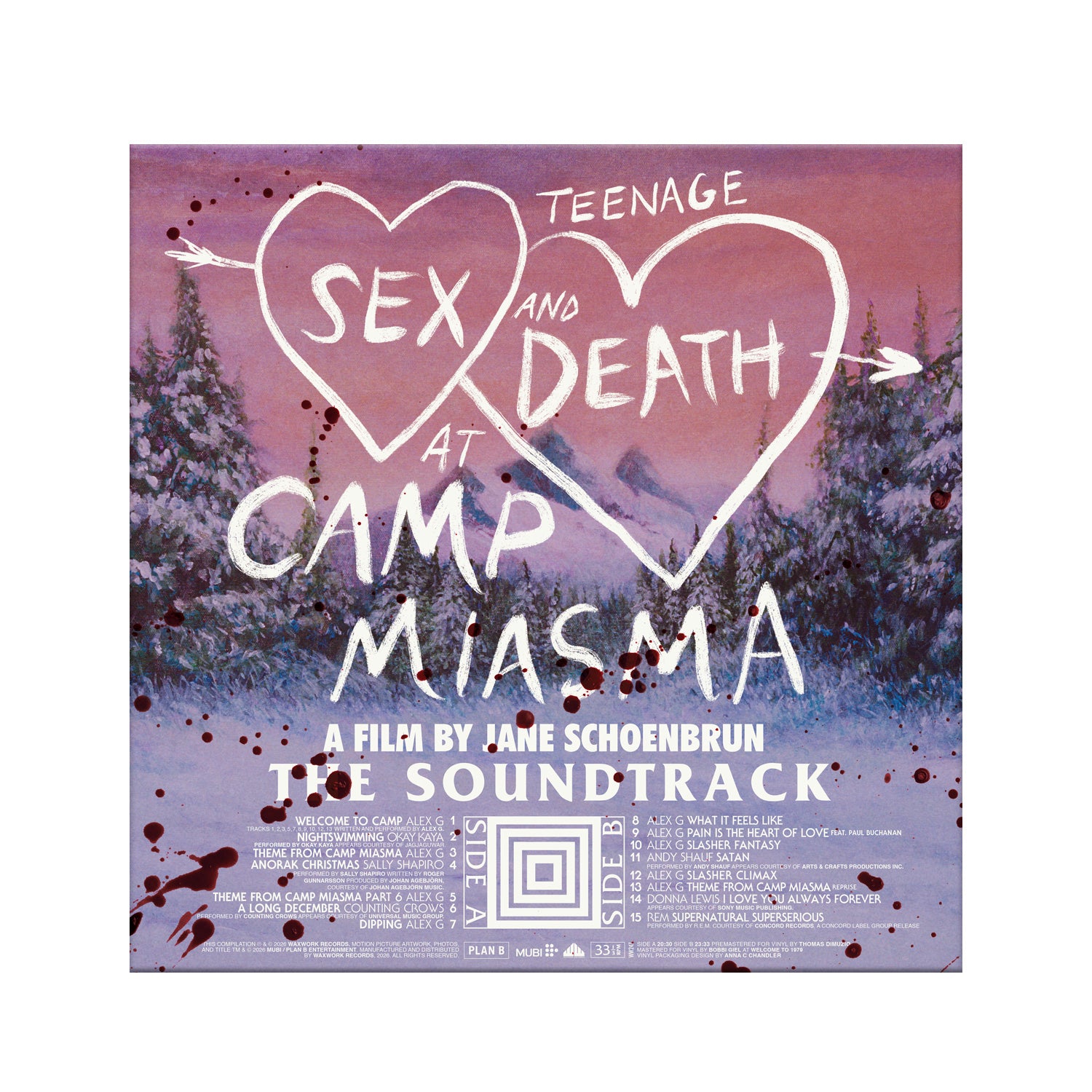 Waxwork Camp Miasma Teenage Sex vinyle bande originale