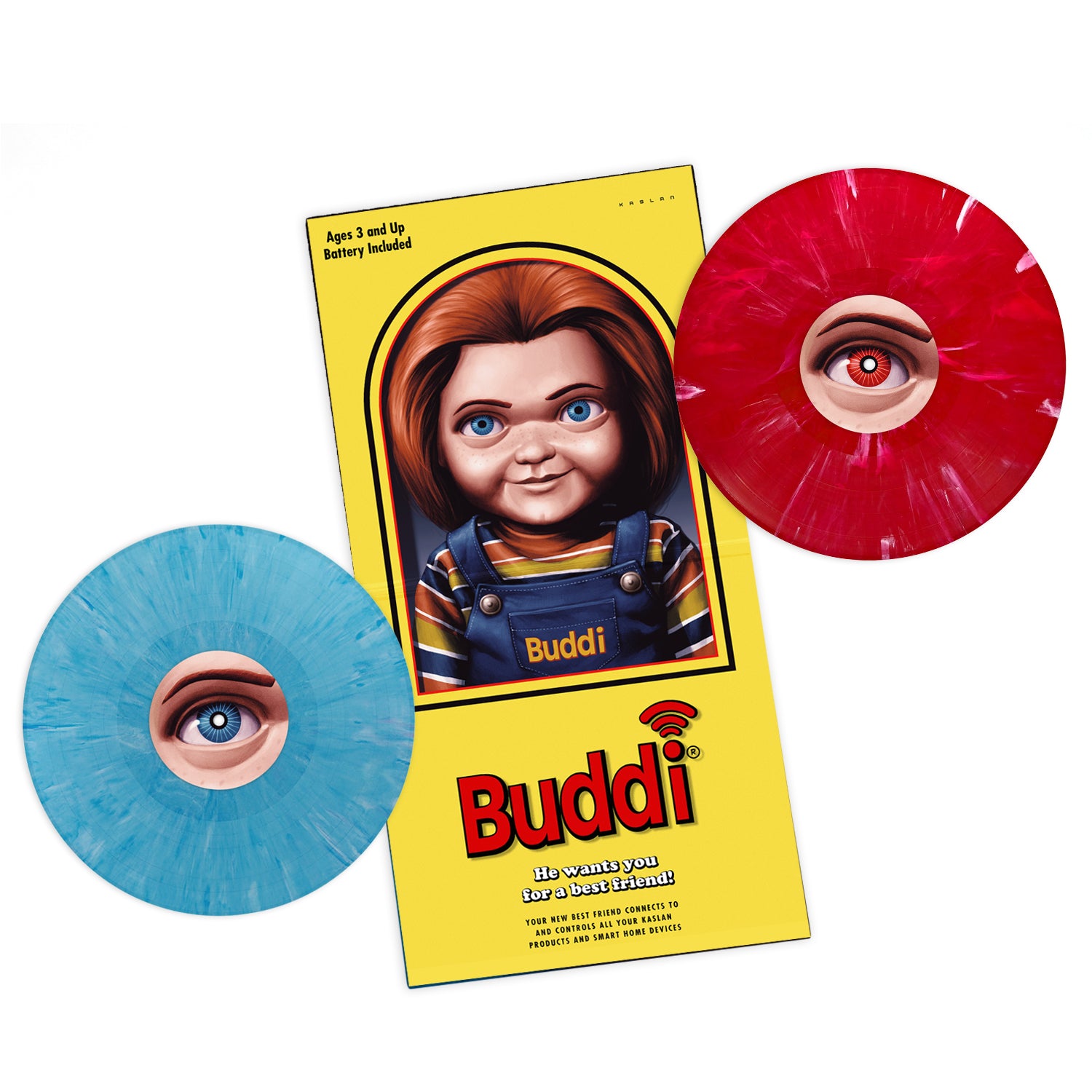 Waxwork Childs Play 2019 vinyle double LP yeux Chucky