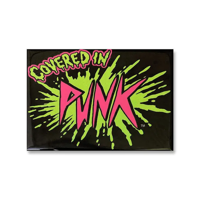 Dr Demento Covered in Punk magnet frigo logo
