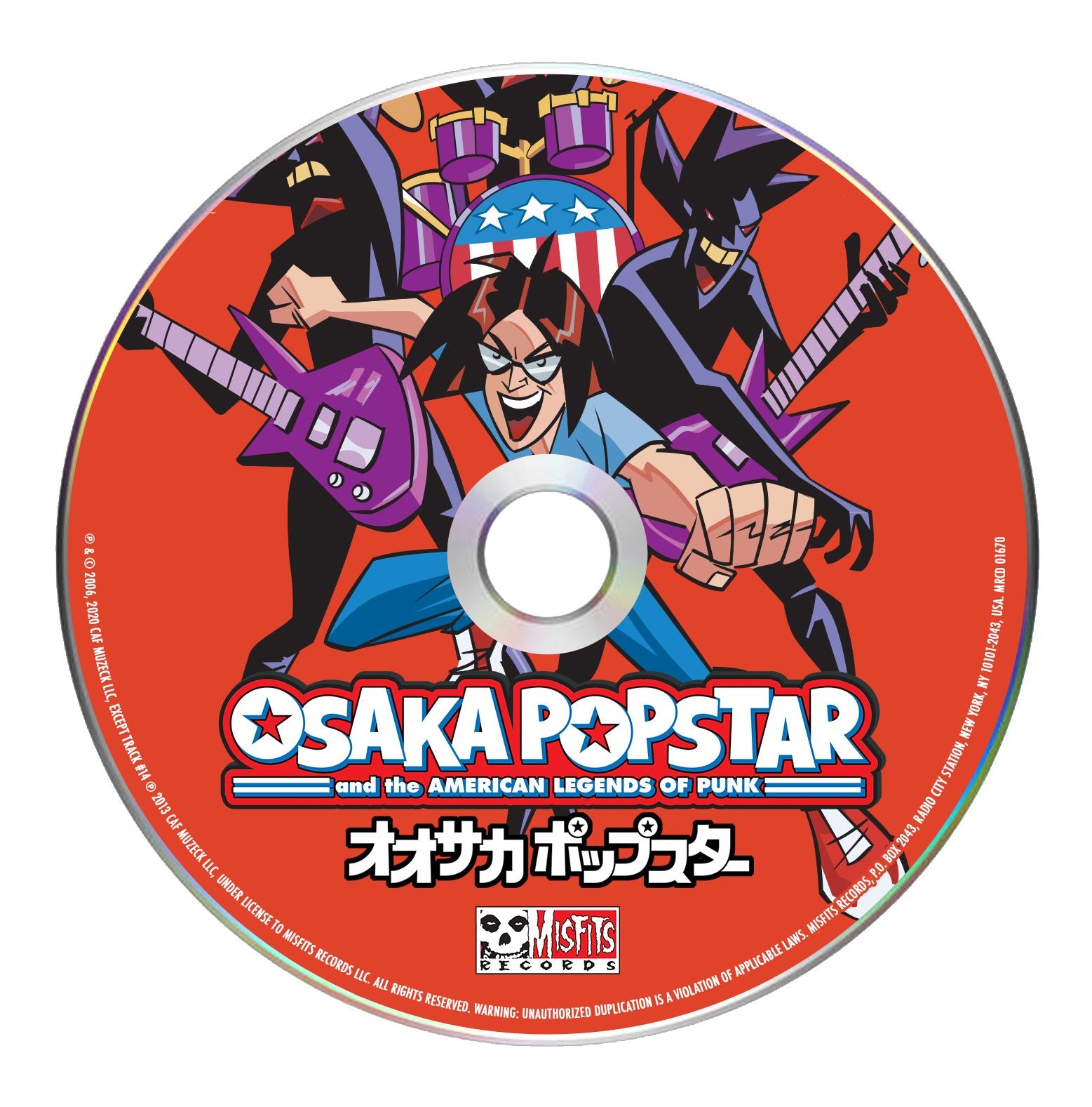Demented Punk Osaka Popstar Legends of Punk coffret CD + t-shirt