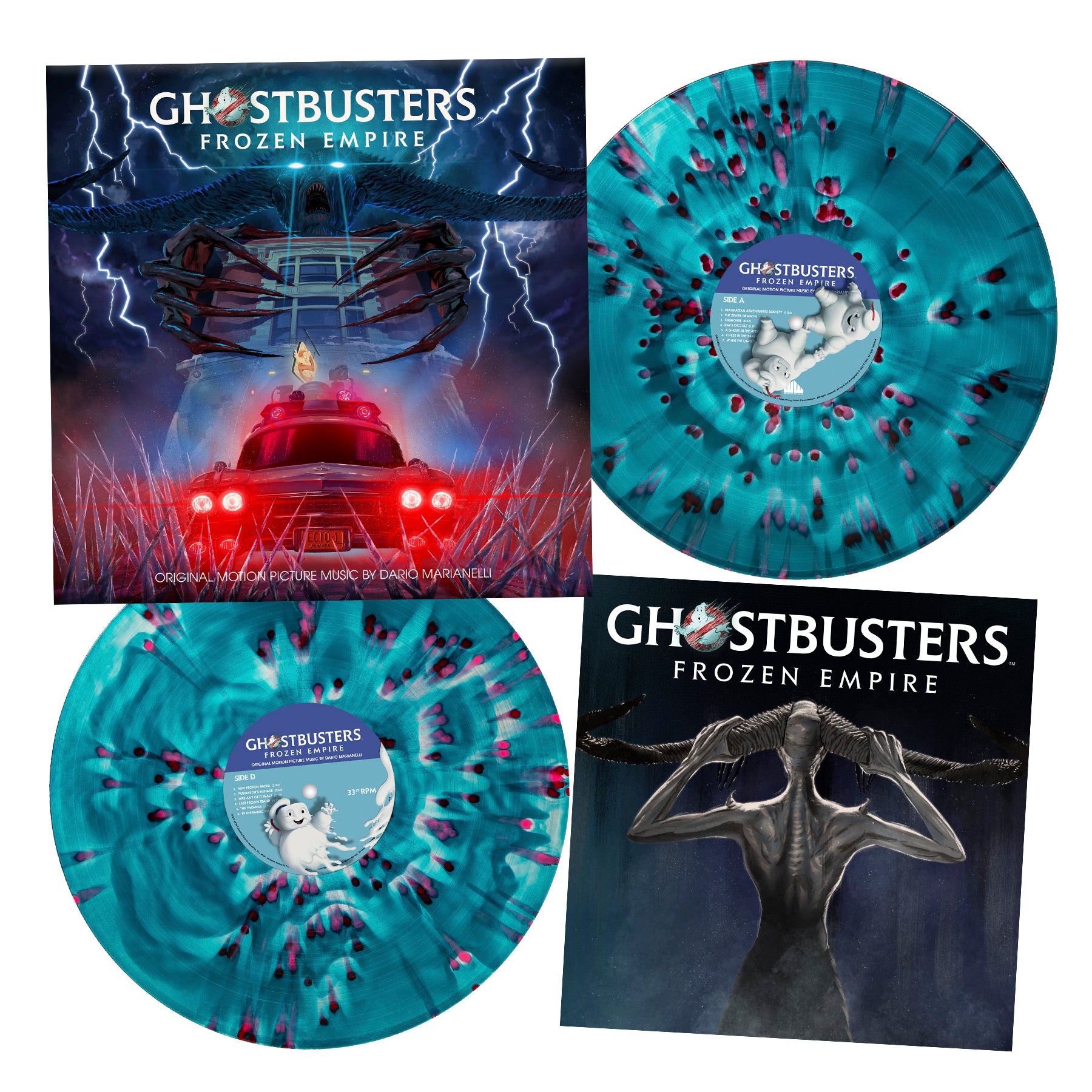 Waxwork Records Ghostbusters Frozen Empire vinyle 2xLP