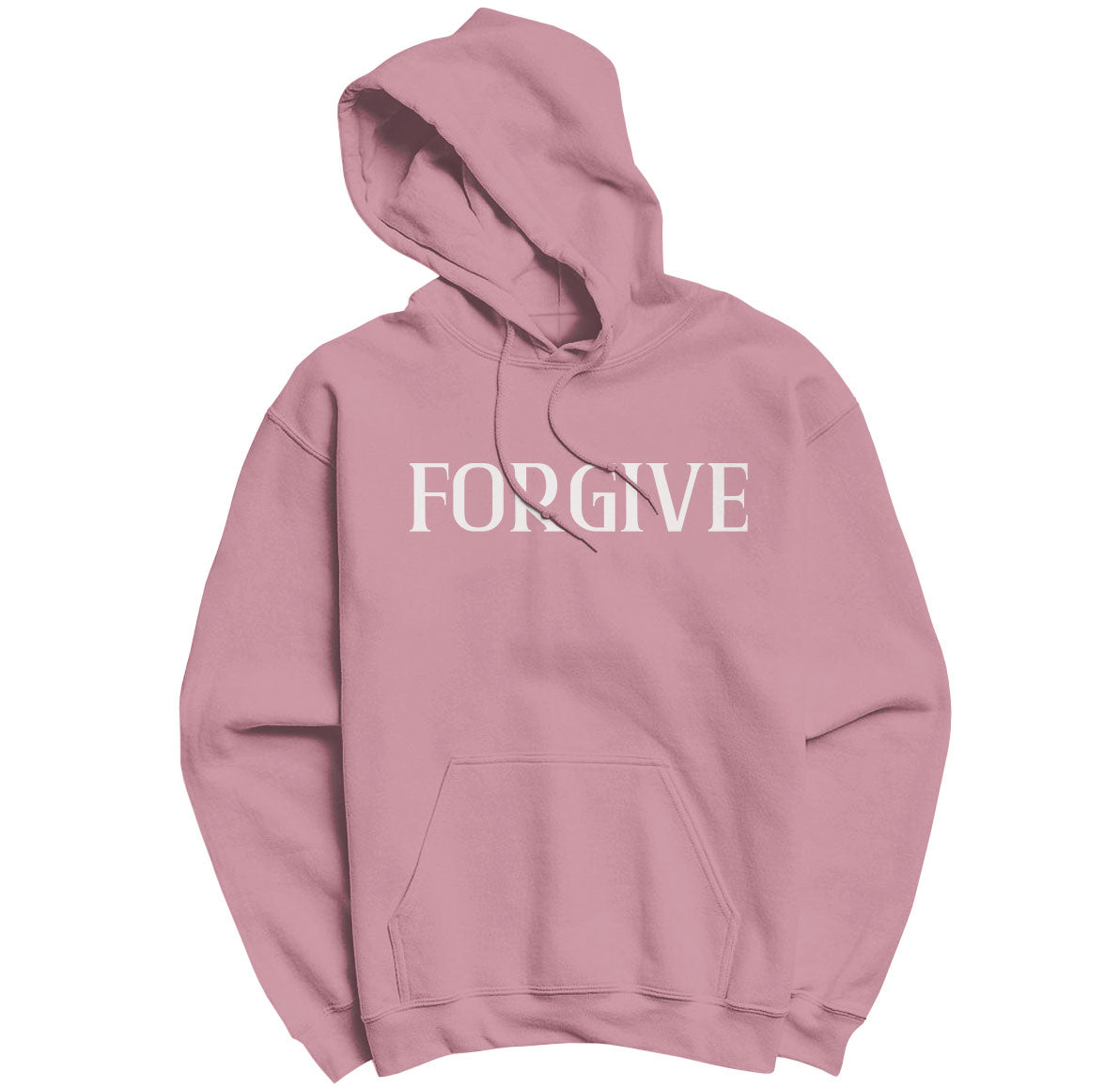 Useless Pride Forgive Logo hoodie rose 350 g