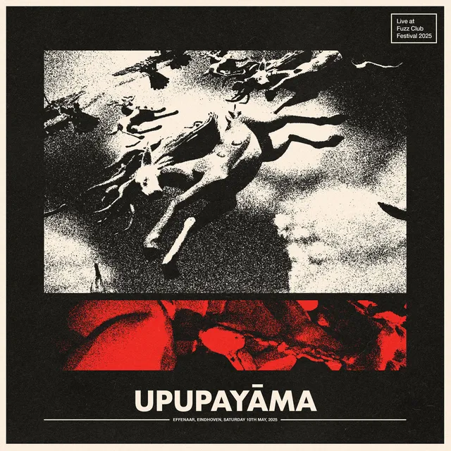 Upupayāma Live At Fuzz Club Festival vinyle rouge transparent