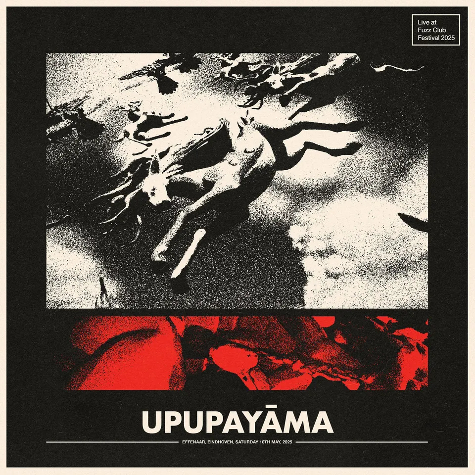 Upupayāma Live At Fuzz Club Festival vinyle rouge transparent