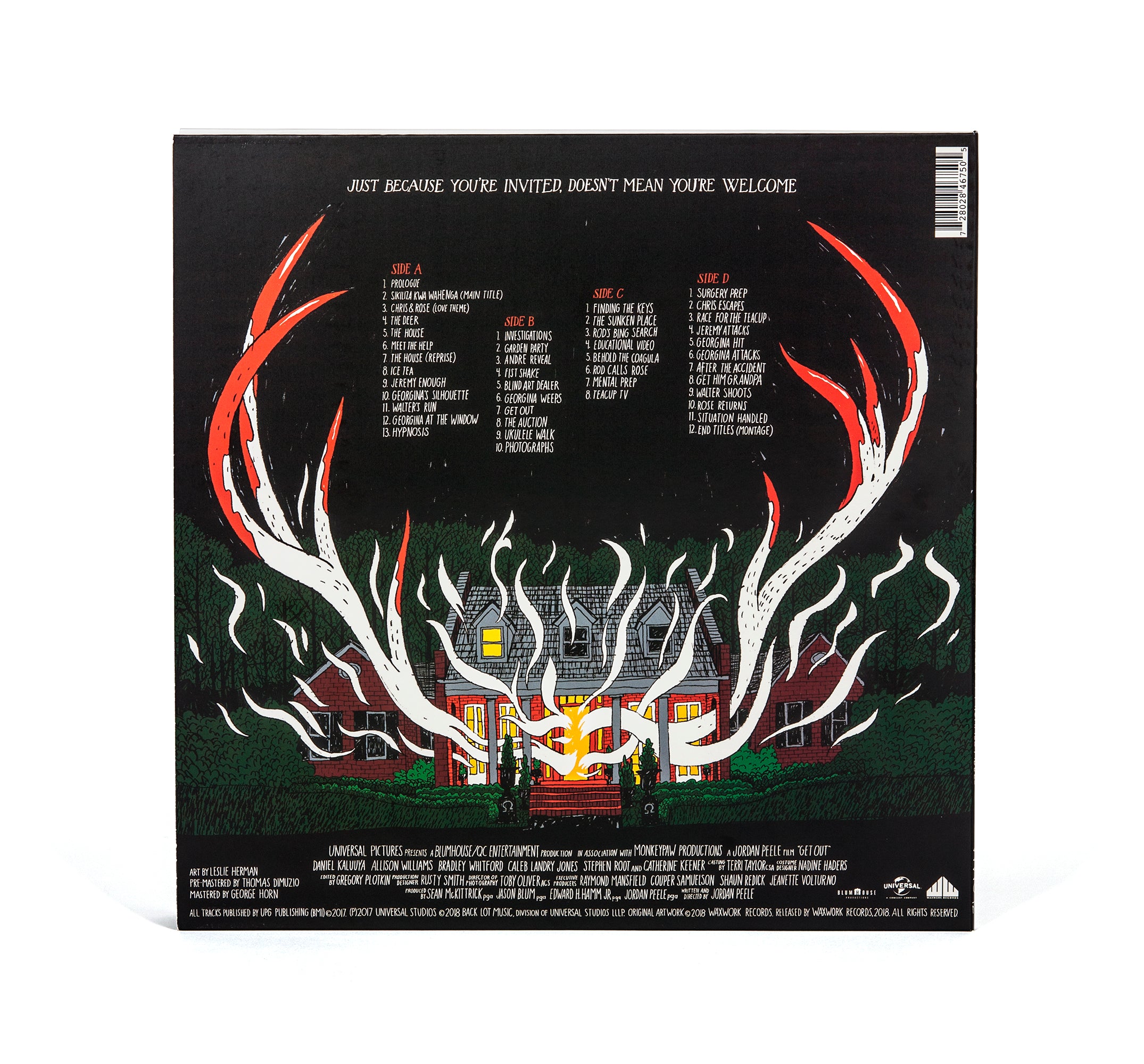 Waxwork Records Get Out vinyle double LP hypnosis