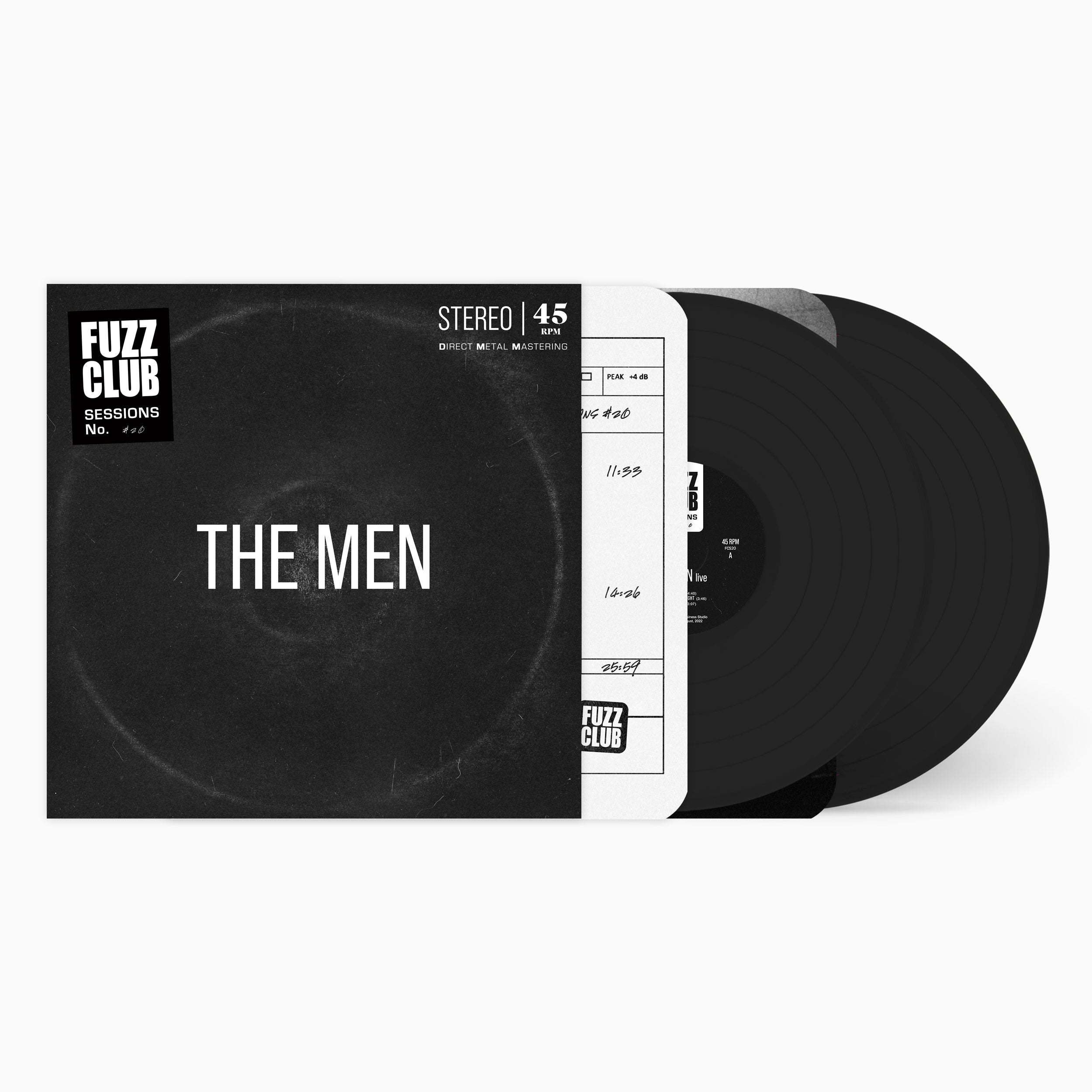 The Men Fuzz Club Session double vinyle exclusif 2LP live