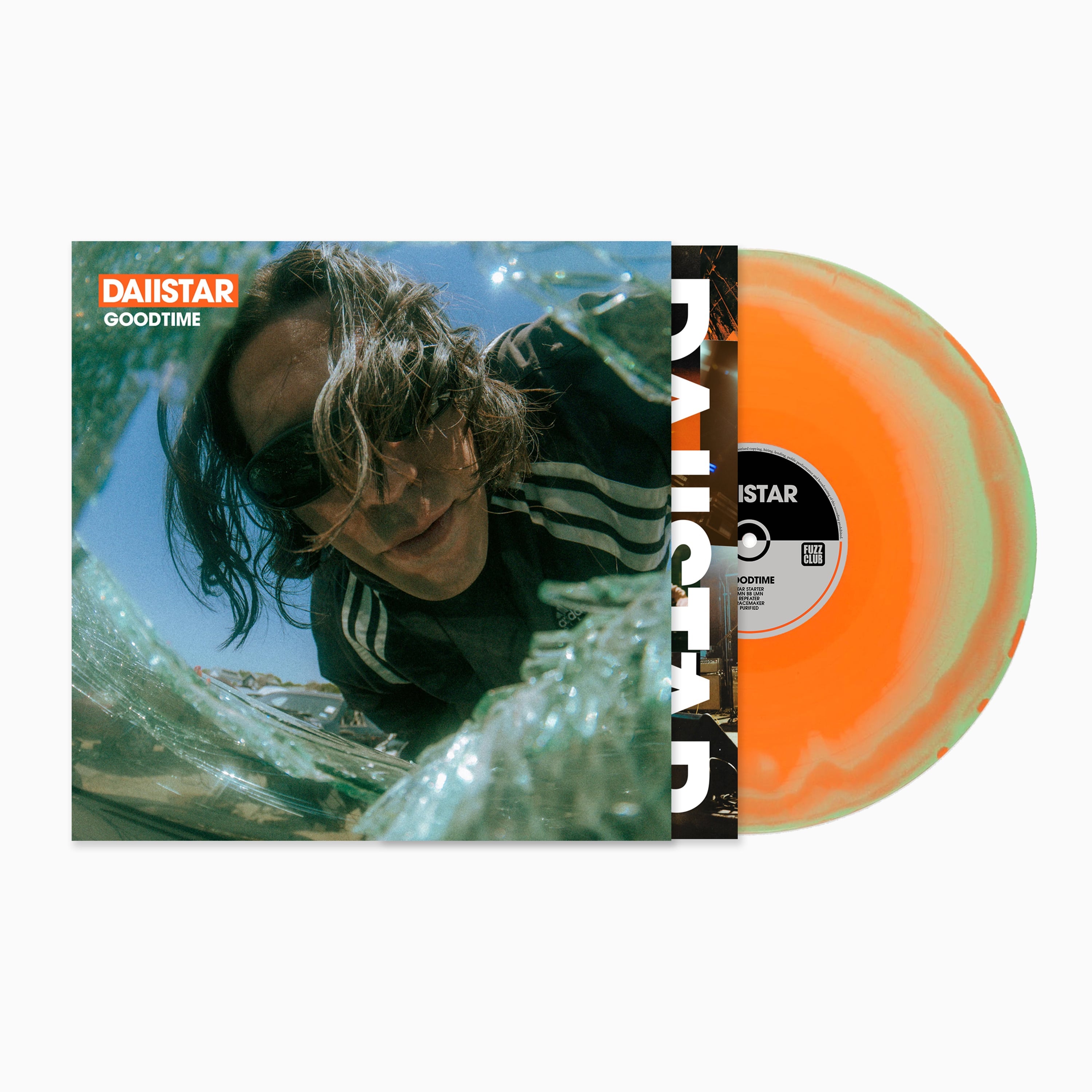 DAIISTAR Good Time vinyle swirl orange vert 140g